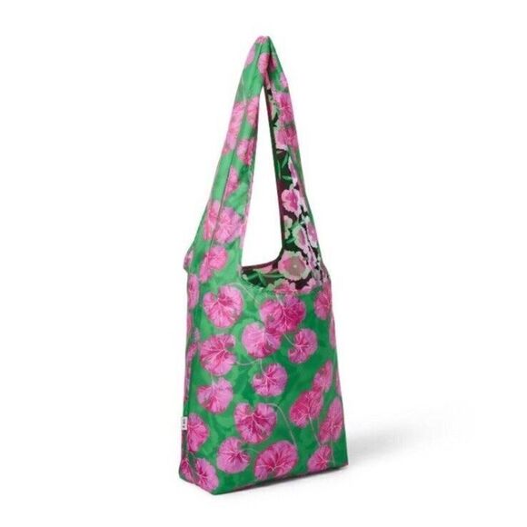 Diane Furstenberg Poppy and Geraniums Reusable Shopping Tote Bag - Picture 6 of 6